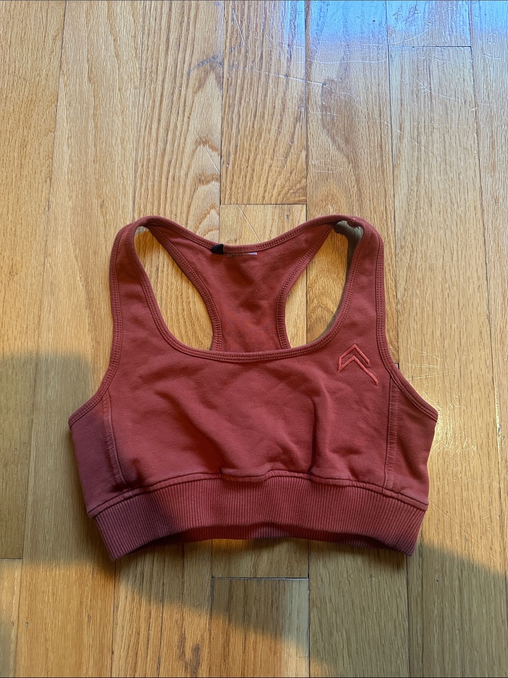 Oner Active Rust-Colored Racerback Sports Bra